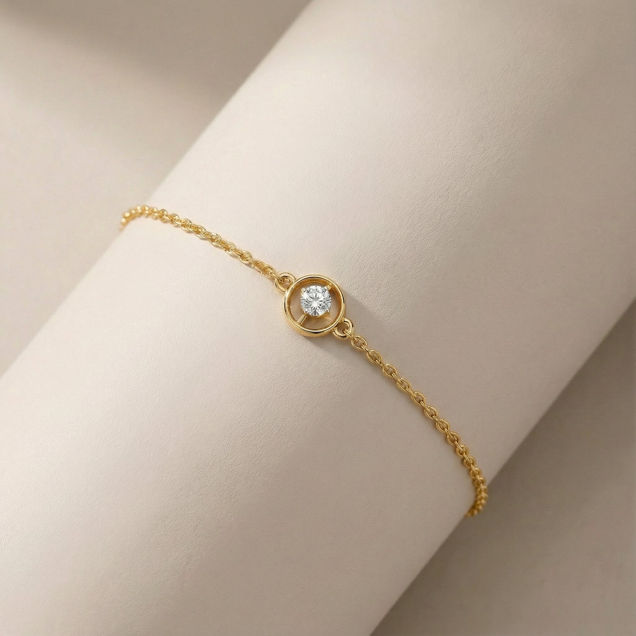 Orba Shine 9KT Gold Laboratory Grown Diamond Bracelet