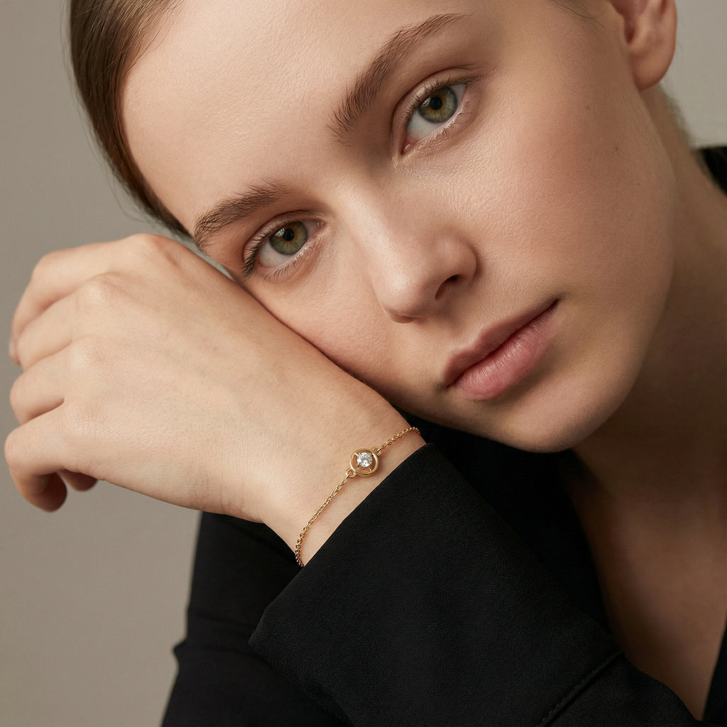 Orba Shine 9KT Gold Laboratory Grown Diamond Bracelet