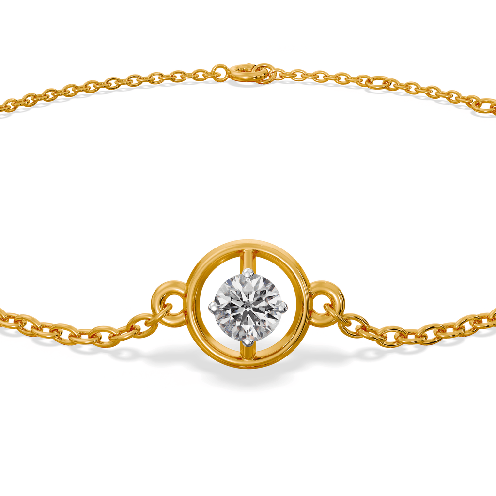 Orba Shine 9KT Gold Laboratory Grown Diamond Bracelet