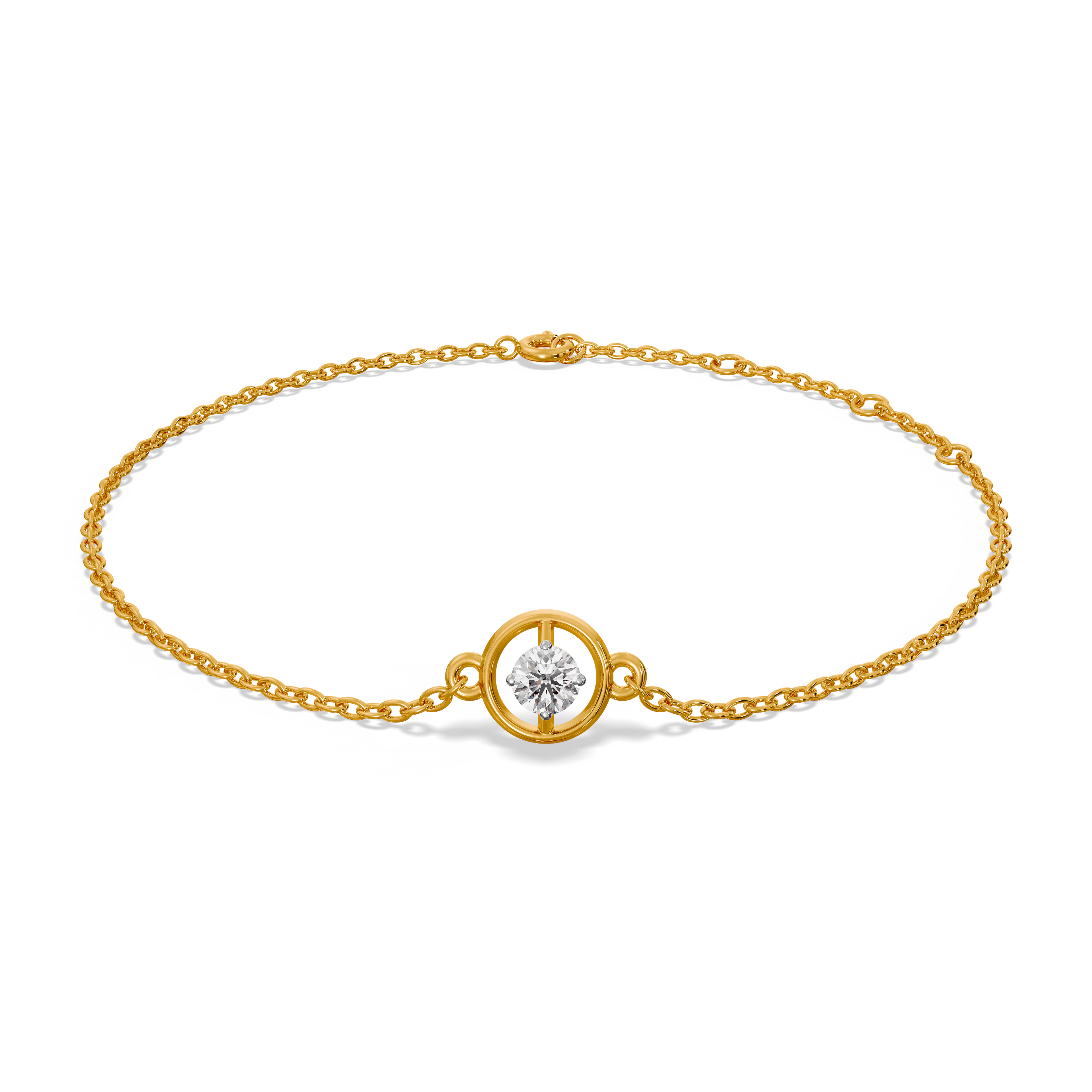 Orba Shine 9KT Gold Laboratory Grown Diamond Bracelet