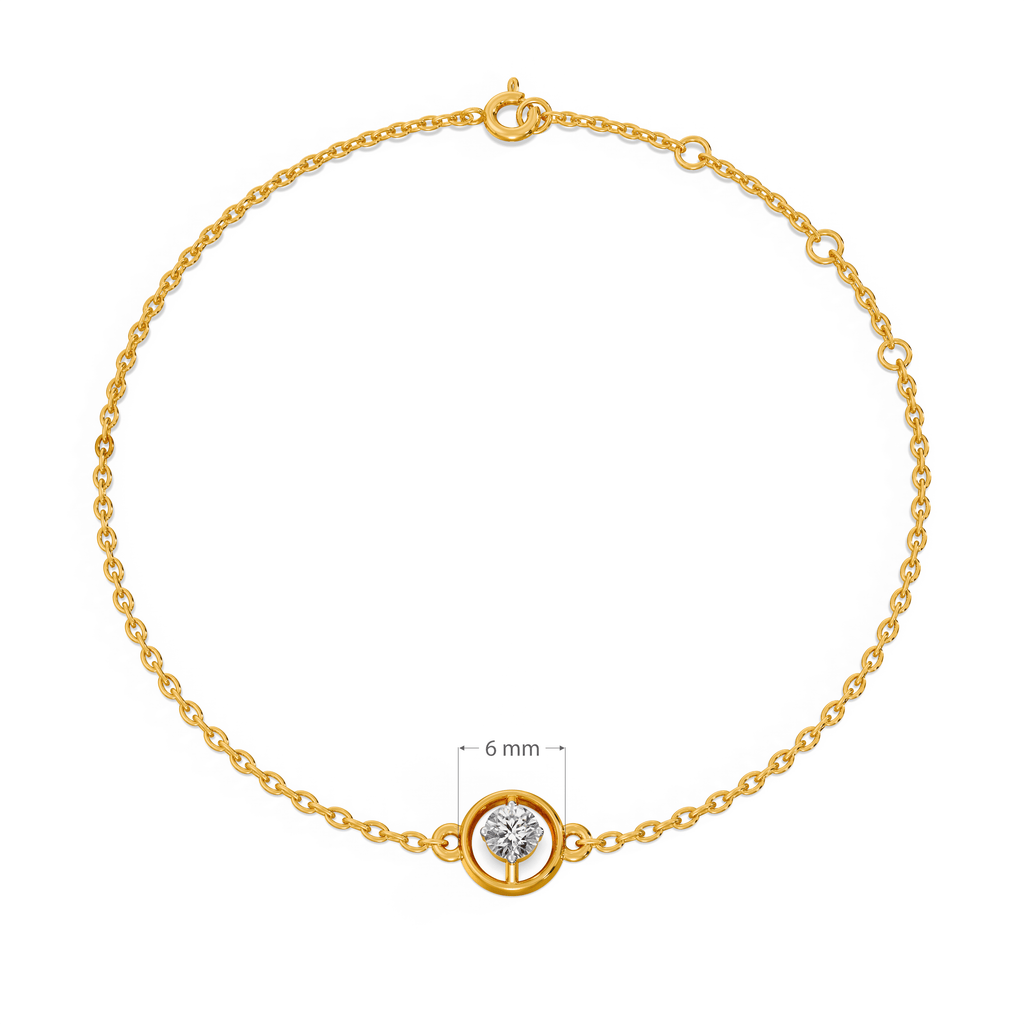 Orba Shine 9KT Gold Laboratory Grown Diamond Bracelet