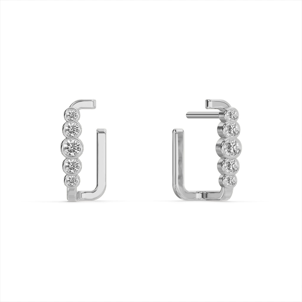 925 Sterling Silver Trace Earrings