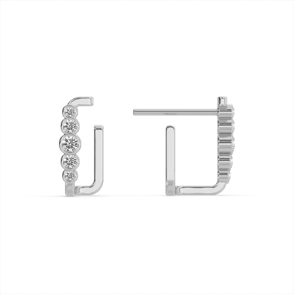 925 Sterling Silver Trace Earrings