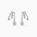 925 Sterling Silver Fringe Earrings